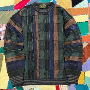 Vintage Tosani Earth Nature Tone Colorway Sweater Large